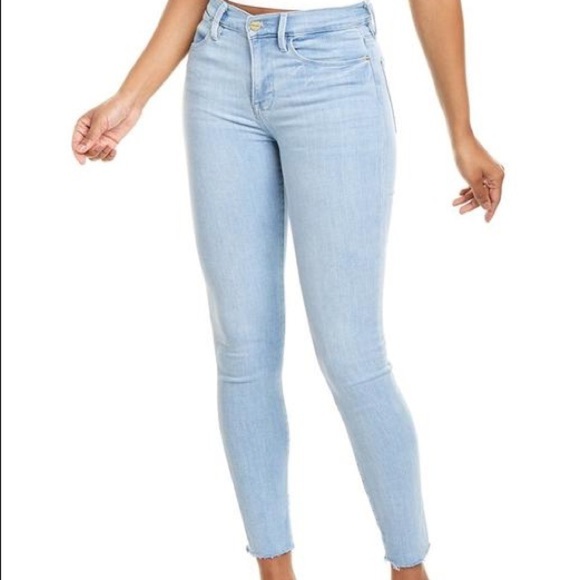Frame Denim Denim - Frame Le High Skinny Jeans Carnation Raw Hem 24 NWT